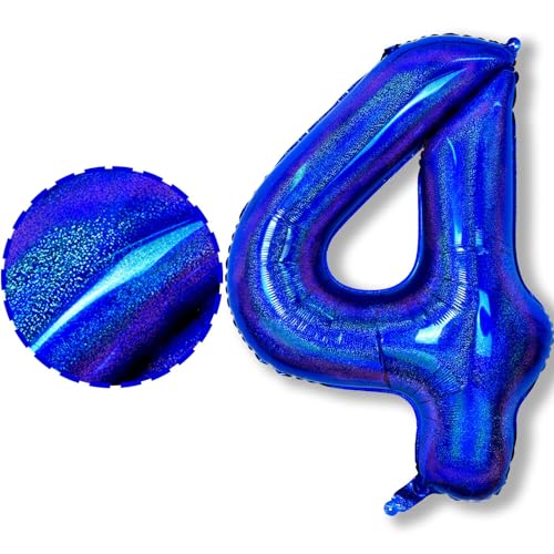 Riesen Blau 4 Luftballon Zahl Deko, 40 Zoll Dunkelblau Helium Zahlenballon 4 Geburtstagsdeko, XXL Navy Blau Marineblau Zahl 4 Folienballon für Jungen 4. Geburtstag Herren Jubiläum Party Dekoration Riesen Blau 4 Luftballon Zahl Deko, 40 Zoll Dunkelblau Helium Zahlenballon 4 Geburtstagsdeko, XXL Navy Blau Marineblau Zahl 4 Folienballon für Jungen 4. Geburtstag Herren Jubiläum Party Dekoration von Isndare