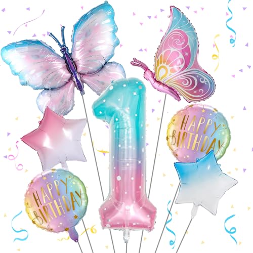 Schmetterlinge Deko Geburtstag Mädchen, Zahlen 1. Folienballon Schmetterling, 1 Jahre Geburtstagsdeko Schmetterling, Luftballon 1. Geburtstag Kinder Mädchen Geburtstag Schmetterling Themen Party Schmetterlinge Deko Geburtstag Mädchen, Zahlen 1. Folienballon Schmetterling, 1 Jahre Geburtstagsdeko Schmetterling, Luftballon 1. Geburtstag Kinder Mädchen Geburtstag Schmetterling Themen Party von Isndare
