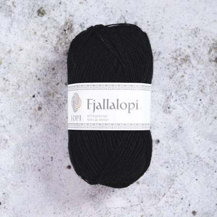 Ístex Fjallalopi Garn 59 Rabenschwarz von Ístex