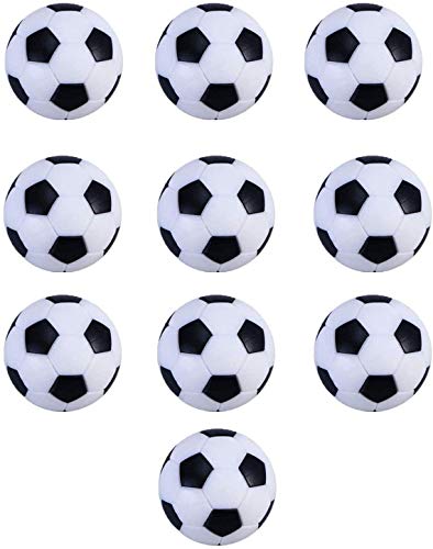 Istloho 10X Tischbälle Tischfußball Zubehör Mini Kicker Bälle Kickerbälle Speedball Tischfussball Tischkicker für Kinder Erwachsene Geschenk Geburtstagsparty Partytaschenfüller, 32 mm von Istloho