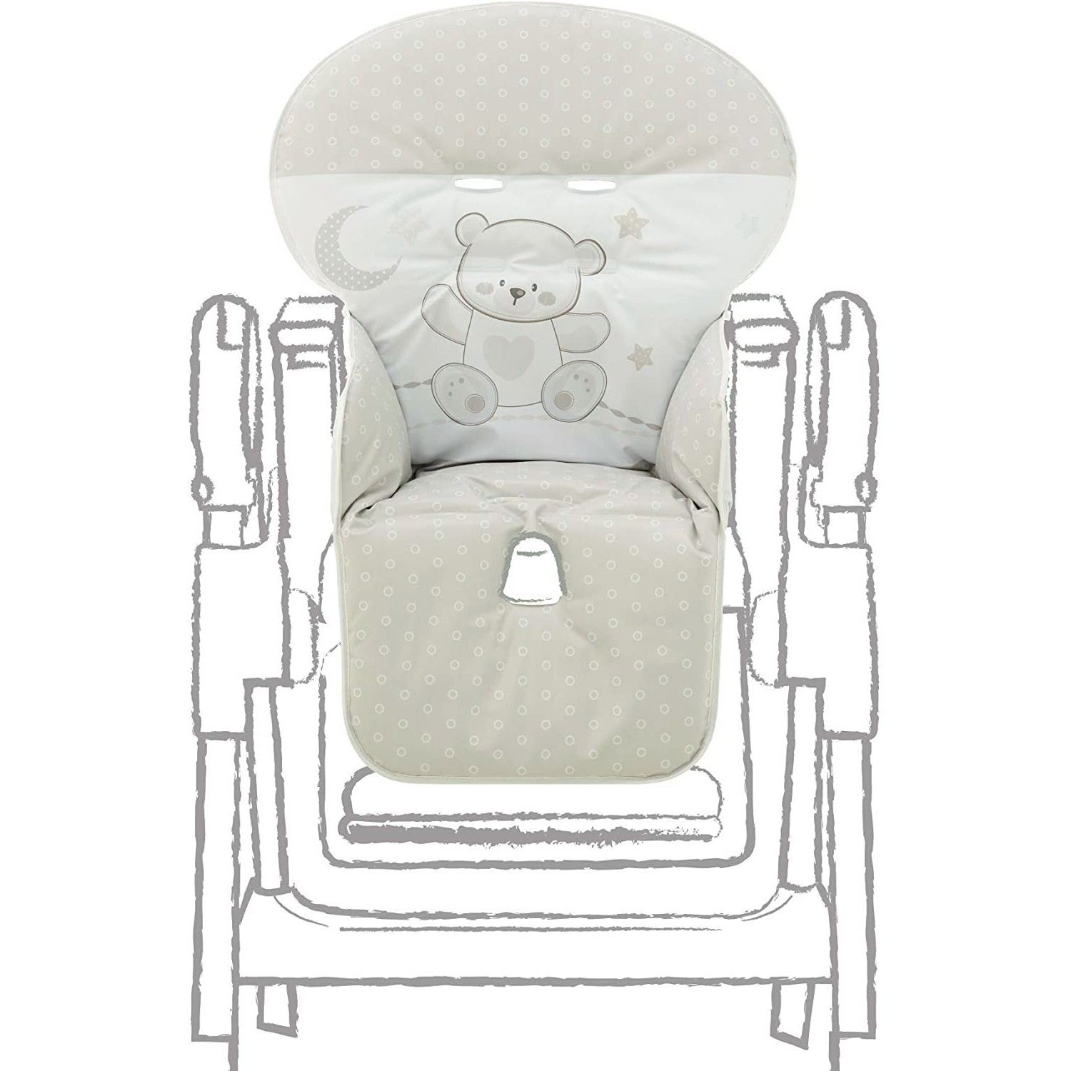 Rivestimento Seggiolone Italbaby PVC Jolie Choco OUTLET Rivestimento Seggiolone Italbaby PVC Jolie Choco OUTLET von Italbaby