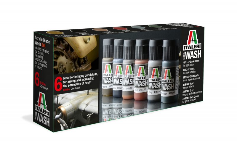 Acryl Model Wash Set Acryl Model Wash Set von Italeri