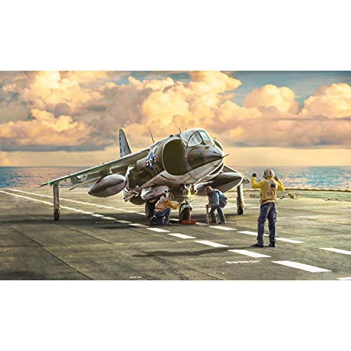 ITALERI 1410S - 1:72 AV-8A Harrier , Modellbau, Bausatz, Standmodellbau, Basteln, Hobby, Kleben, Plastikbausatz, detailgetreu von Italeri