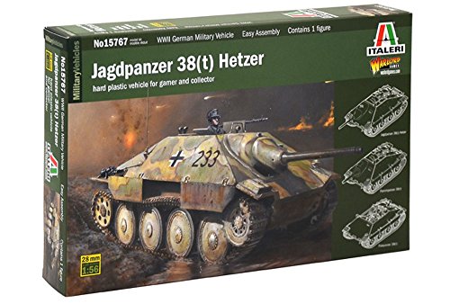 ITALERI 15767 - 1:56 Jagdpanzer 38T Hetzer , Modellbau, Bausatz, Standmodellbau, Basteln, Hobby, Kleben, Plastikbausatz, detailgetreu ITALERI 15767 - 1:56 Jagdpanzer 38T Hetzer , Modellbau, Bausatz, Standmodellbau, Basteln, Hobby, Kleben, Plastikbausatz, detailgetreu von Italeri