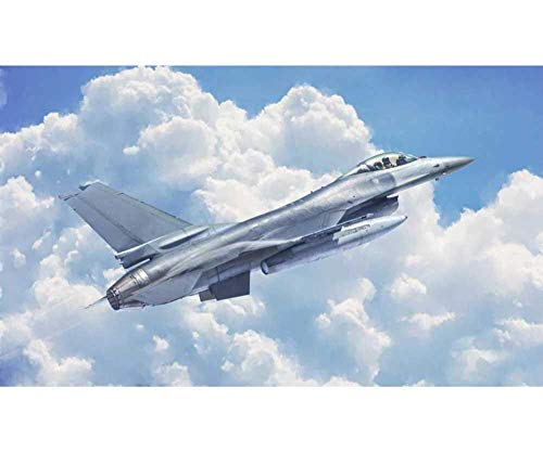 Italeri IT2786 2786S - 0.075 F-16A Fighting Falcon , Modellbau, Bausatz, Standmodellbau, Basteln, Hobby, Kleben, Plastikbausatz, detailgetreu, Unlackiert von Italeri