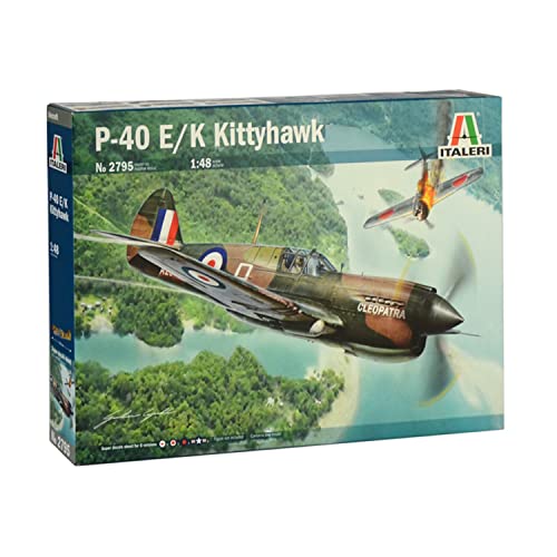 ITALERI 2795S - 1:48 P-40E/K Kittyhawk , Modellbau, Bausatz, Standmodellbau, Basteln, Hobby, Kleben, Plastikbausatz, detailgetreu, Unlackiert ITALERI 2795S - 1:48 P-40E/K Kittyhawk , Modellbau, Bausatz, Standmodellbau, Basteln, Hobby, Kleben, Plastikbausatz, detailgetreu, Unlackiert von Italeri