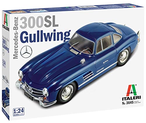 ITALERI 3645S - 1:24 Mercedes Benz 300 SL Gull Wing, Modellbau, Bausatz, Standmodellbau, Basteln, Hobby, Kleben, Plastikbausatz von Italeri