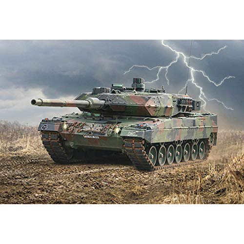 ITALERI 6567S - 1:35 Leopard 2A6 , Modellbau, Bausatz, Standmodellbau, Basteln, Hobby, Kleben, Plastikbausatz, detailgetreu von Italeri