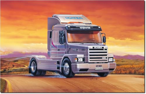 Italeri 0736 1:24 Scania T143 M500 Top Line - Modellbau, Bausatz, Standmodellbau, Basteln, Hobby, Kleben, Plastikbausatz, detailgetreu, Mehrfarbig, Molded Color Italeri 0736 1:24 Scania T143 M500 Top Line - Modellbau, Bausatz, Standmodellbau, Basteln, Hobby, Kleben, Plastikbausatz, detailgetreu, Mehrfarbig, Molded Color von Italeri