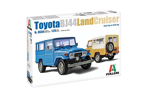 Italeri 3630S - 1:24 Toyota BJ-44 Landcruiser So./Ha.Top, Modellbau, Bausatz, Standmodellbau, Basteln, Hobby, Kleben, Plastikbausatz, detailgetreu, Mehrfarbig Italeri 3630S - 1:24 Toyota BJ-44 Landcruiser So./Ha.Top, Modellbau, Bausatz, Standmodellbau, Basteln, Hobby, Kleben, Plastikbausatz, detailgetreu, Mehrfarbig von Italeri