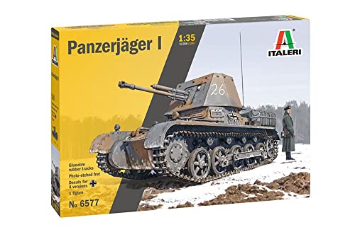 Italeri 6577S 1:35 Ger. Panzerjäger I, Modellbau, Bausatz, Standmodellbau, Basteln, Hobby, Kleben, Plastikbausatz, detailgetreu, Panzer Bausatz, Militär, Mehrfarbig Italeri 6577S 1:35 Ger. Panzerjäger I, Modellbau, Bausatz, Standmodellbau, Basteln, Hobby, Kleben, Plastikbausatz, detailgetreu, Panzer Bausatz, Militär, Mehrfarbig von Italeri