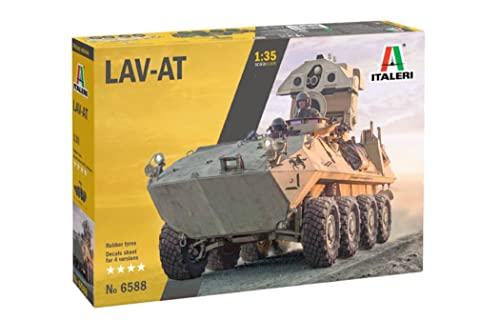 Italeri 6588 6588S 1:35 US LAV-25 T.U.A Light Armored Veh. -originalgetreue Nachbildung, Modellbau, Plastik Bausatz, Basteln, Hobby, Kleben, Modellbausatz, Zusammenbauen, unlackiert, Sand von Italeri