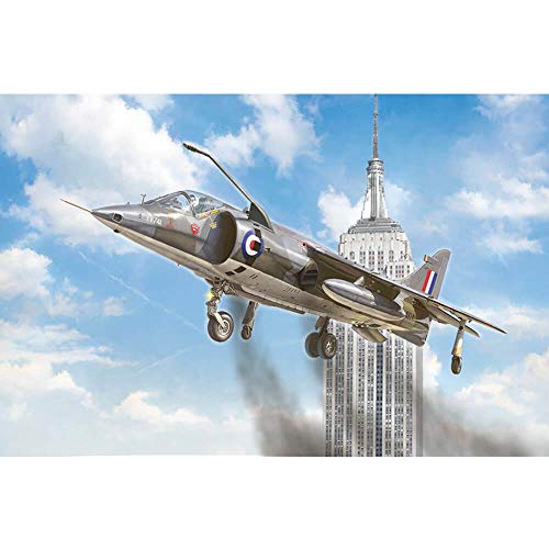 Italeri 1435 510001435-1:72 Harrier GR.1 Transatlantic Air Race, Modellbau, Bausatz, Standmodellbau, Basteln, Hobby, Kleben, Plastikbausatz, unlackiert Italeri 1435 510001435-1:72 Harrier GR.1 Transatlantic Air Race, Modellbau, Bausatz, Standmodellbau, Basteln, Hobby, Kleben, Plastikbausatz, unlackiert von Italeri