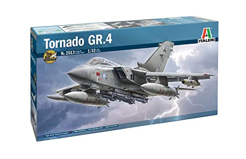 Italeri 2513S 1:32 Tornado GR.4, Modellbau, Bausatz, Standmodellbau, Basteln, Hobby, Kleben, Plastikbausatz, detailgetreu von Italeri