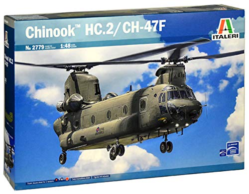 Italeri 510002779 510002779-1 Chinook HC.2 CH-47F, Modellbau, Bausatz, Standmodellbau, Maßstab 1:48 von TAMIYA
