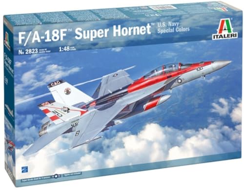 Italeri 2823 1:48 F/A-18F U.S. Navy Special Colors - Modellbau, Bausatz, Standmodellbau, Basteln, Hobby, Kleben, Plastikbausatz, detailgetreu, unlackiert, IT2823, Marineblau Italeri 2823 1:48 F/A-18F U.S. Navy Special Colors - Modellbau, Bausatz, Standmodellbau, Basteln, Hobby, Kleben, Plastikbausatz, detailgetreu, unlackiert, IT2823, Marineblau von Italeri