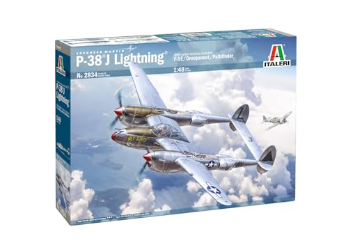 Italeri 2834 1:48 P-38J E.T.O. - Modellbau, Bausatz, Standmodellbau, Basteln, Hobby, Kleben, Plastikbausatz, detailgetreu Italeri 2834 1:48 P-38J E.T.O. - Modellbau, Bausatz, Standmodellbau, Basteln, Hobby, Kleben, Plastikbausatz, detailgetreu von Italeri