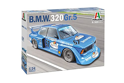 Italeri 3626S 1:24 B.M.W. 320 Gr. 5 - Modellbau, Bausatz, Standmodellbau, Basteln, Hobby, Kleben, Plastikbausatz, detailgetreu, Geformte Farbe Italeri 3626S 1:24 B.M.W. 320 Gr. 5 - Modellbau, Bausatz, Standmodellbau, Basteln, Hobby, Kleben, Plastikbausatz, detailgetreu, Geformte Farbe von Italeri
