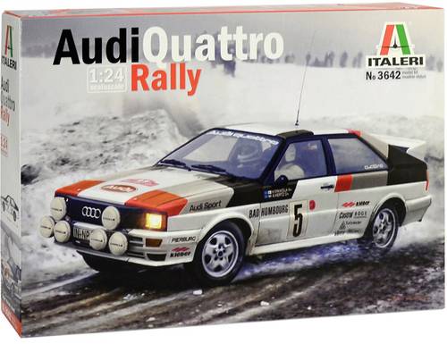 Italeri 3642 Audi Quattro Rally Automodell Bausatz 1:24 von Italeri