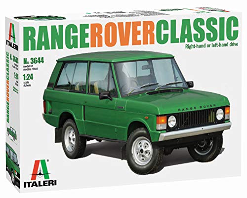 Italeri 3644S Land 1:24 Range Rover Classic, originalgetreue Nachbildung, Modellbau, Basteln, Hobby, Kleben, Plastikbausatz, Zusammenbauen, Grün Italeri 3644S Land 1:24 Range Rover Classic, originalgetreue Nachbildung, Modellbau, Basteln, Hobby, Kleben, Plastikbausatz, Zusammenbauen, Grün von Italeri