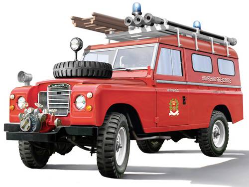 Italeri 3660 Land Rover Fire Truck Automodell Bausatz 1:24 von Italeri