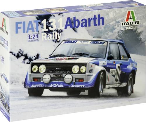 Italeri 3662 Fiat 131 Abarth Rally Automodell Bausatz 1:24 von Italeri