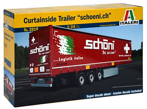 Italeri 3918 Tarpaulin Trailer Italien Modellbausatz, Mehrfarbig, 1:24 Italeri 3918 Tarpaulin Trailer Italien Modellbausatz, Mehrfarbig, 1:24 von Italeri