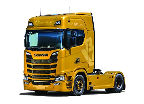 Italeri 3927 1:24 Scania S730 Highline 4x2-Modellbau, Bausatz, Standmodellbau, Basteln, Hobby, Kleben, Plastikbausatz, detailgetreu, Mehrfarbig von TAMIYA