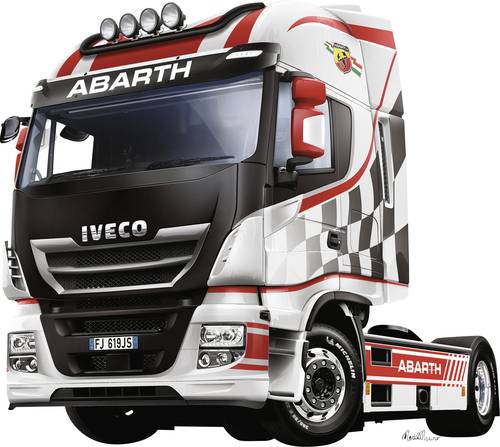 Italeri 3934 Iveco HI-WY E5  Abarth  Truckmodell Bausatz 1:24 von Italeri