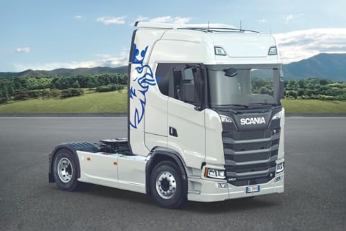 Italeri 3965 1:24 Scania 770 S V8 White Cab - Bausatz, Standmodellbau, Basteln, Hobby, Kleben, Plastikbausatz, detailgetreu, Mehrfarbig von Italeri