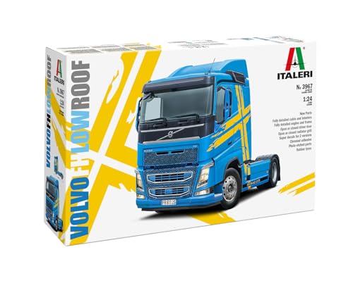 Italeri 3967 Volvo FH Low Roof, Maßstab 1:24, Plastic Model Kit/Kunststoffmodell zur Selbstmontage Italeri 3967 Volvo FH Low Roof, Maßstab 1:24, Plastic Model Kit/Kunststoffmodell zur Selbstmontage von Italeri