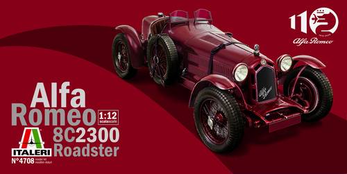 Italeri 4708 Alfa Romeo 8C/2300 1931-33 Automodell Bausatz 1:12 von Italeri