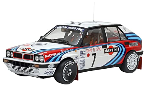 Italeri 4709 1:12 Lancia Delta HF Integrale 16V-Modellbau, Bausatz, Standmodellbau, Basteln, Hobby, Kleben, Plastikbausatz, detailgetreu, Mehrfarbig von Italeri