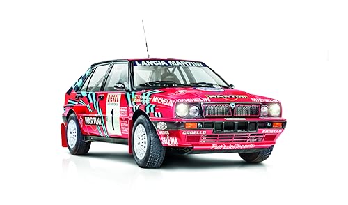 Italeri 4712 1:12 Lancia DELTA 16VHF integ Sanremo'89 - Modellbau, Bausatz, Standmodellbau, Basteln, Hobby, Kleben, Plastikbausatz, detailgetreu, Unlackiert von Italeri