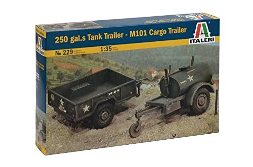 Italeri 510000229-1:35 Gal.S Tank Trailer mit M101 Kargo von Italeri