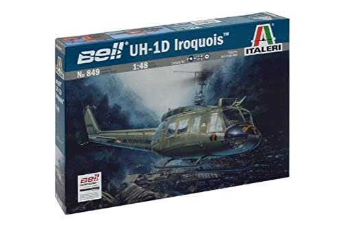 Italeri 510000849-1:48 UH-1D Slick Flugzeug von TAMIYA