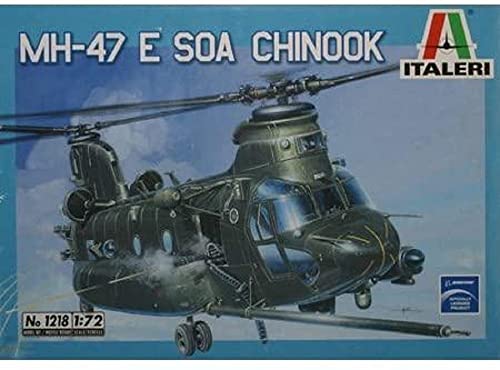 Italeri 510001218 - 1:72 MH-47 E SOA Chinook, Nicht Bemalt von Italeri
