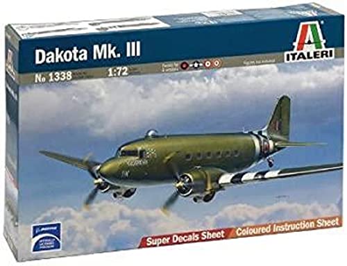 Italeri 510001338 - 1:72 Dakota Mk. III Modellflugzeug, Mittel von Italeri
