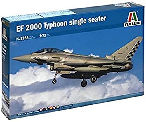 Italeri 510001355 - 1:72 EF-2000 Typhoon Kampfflugzeug Single Seater Italeri 510001355 - 1:72 EF-2000 Typhoon Kampfflugzeug Single Seater von Italeri