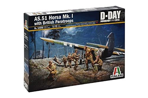 Italeri 510001356-1:72 AS.51 Horsa Mk.I/II und Britische Fallschirm Italeri 510001356-1:72 AS.51 Horsa Mk.I/II und Britische Fallschirm von Italeri