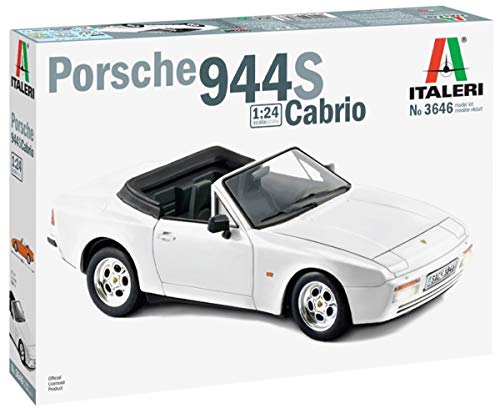Italeri IT3646 510003646 0.0583333333333333 Porsche 944 S Cabrio-Modellbau, Bausatz, Standmodellbau, Basteln, Hobby, Kleben, Plastikbausatz, detailgetreu, unlackiert Italeri IT3646 510003646 0.0583333333333333 Porsche 944 S Cabrio-Modellbau, Bausatz, Standmodellbau, Basteln, Hobby, Kleben, Plastikbausatz, detailgetreu, unlackiert von Italeri
