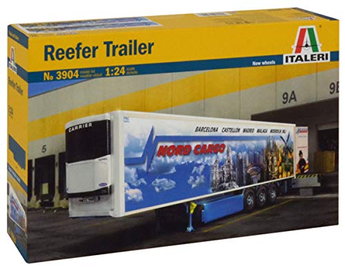 Italeri 510003904 - Fahrzeug - 1:24 Reefer Trailer, Weiß Italeri 510003904 - Fahrzeug - 1:24 Reefer Trailer, Weiß von Italeri