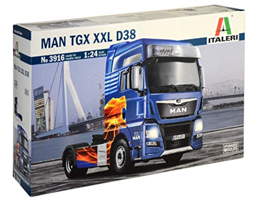 Italeri 510003916 Man" 1:24 Man TGX XXL D38 E6 Edition Fahrzeug, Mittel von Italeri
