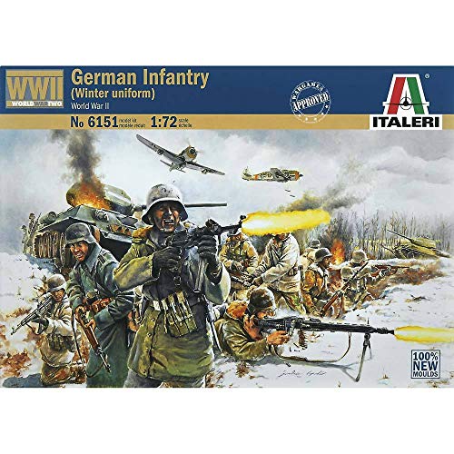 Italeri 510006151-1:72 Figuren-Set Deutsche Infanterie (Winter) von Italeri