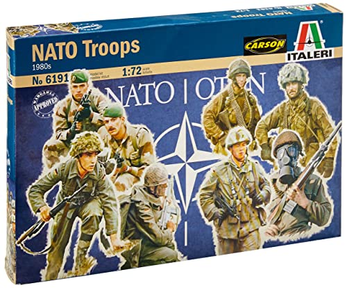 Italeri 510006191 1:72 Fig. NATO Truppen-Modellbau, Bausatz, Standmodellbau, Basteln, Hobby, Kleben, Plastikbausatz, detailgetreu, unlackiert von Italeri