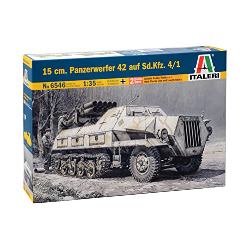 Italeri 510006546 1:35 Panzerwerfer 42 Maultier Halbk, Modellbau, Bausatz, Standmodellbau, Basteln, Hobby, Kleben, Plastikbausatz, detailgetreu, 15 cm, Keine Informationen Italeri 510006546 1:35 Panzerwerfer 42 Maultier Halbk, Modellbau, Bausatz, Standmodellbau, Basteln, Hobby, Kleben, Plastikbausatz, detailgetreu, 15 cm, Keine Informationen von Italeri