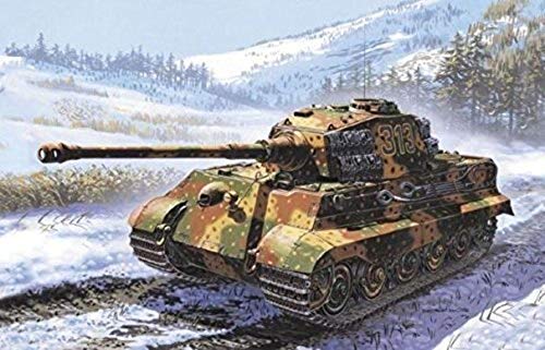 Italeri 510007004 - 1:72 SD KFZ 182 King Tiger, Brown von Italeri