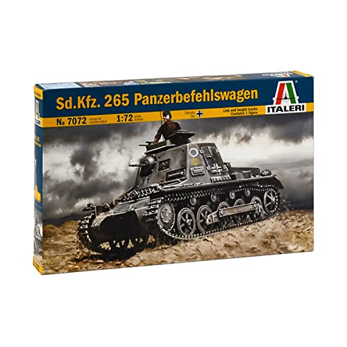 Italeri 510007072 ITA7072 1:72 Sd.Kfz 265 Kleine Panzerbefehlswag, Nicht bemalt, Small Italeri 510007072 ITA7072 1:72 Sd.Kfz 265 Kleine Panzerbefehlswag, Nicht bemalt, Small von Italeri