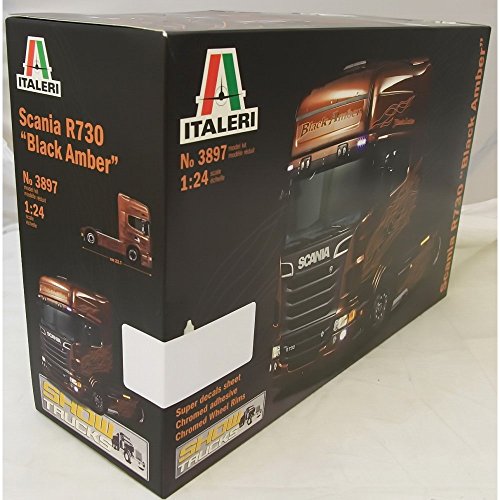 Italeri 553897 Scania 3897 R730 V8 Black Amber Truck Modellbausatz 1:24 Italeri 553897 Scania 3897 R730 V8 Black Amber Truck Modellbausatz 1:24 von Italeri