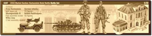 Italeri 6107 1:72 Operation Market Garden Hartenstein - Modellbau, Bausatz, Standmodellbau, Basteln, Hobby, Kleben, Plastikbausatz, detailgetreu, unlackiert Italeri 6107 1:72 Operation Market Garden Hartenstein - Modellbau, Bausatz, Standmodellbau, Basteln, Hobby, Kleben, Plastikbausatz, detailgetreu, unlackiert von Italeri